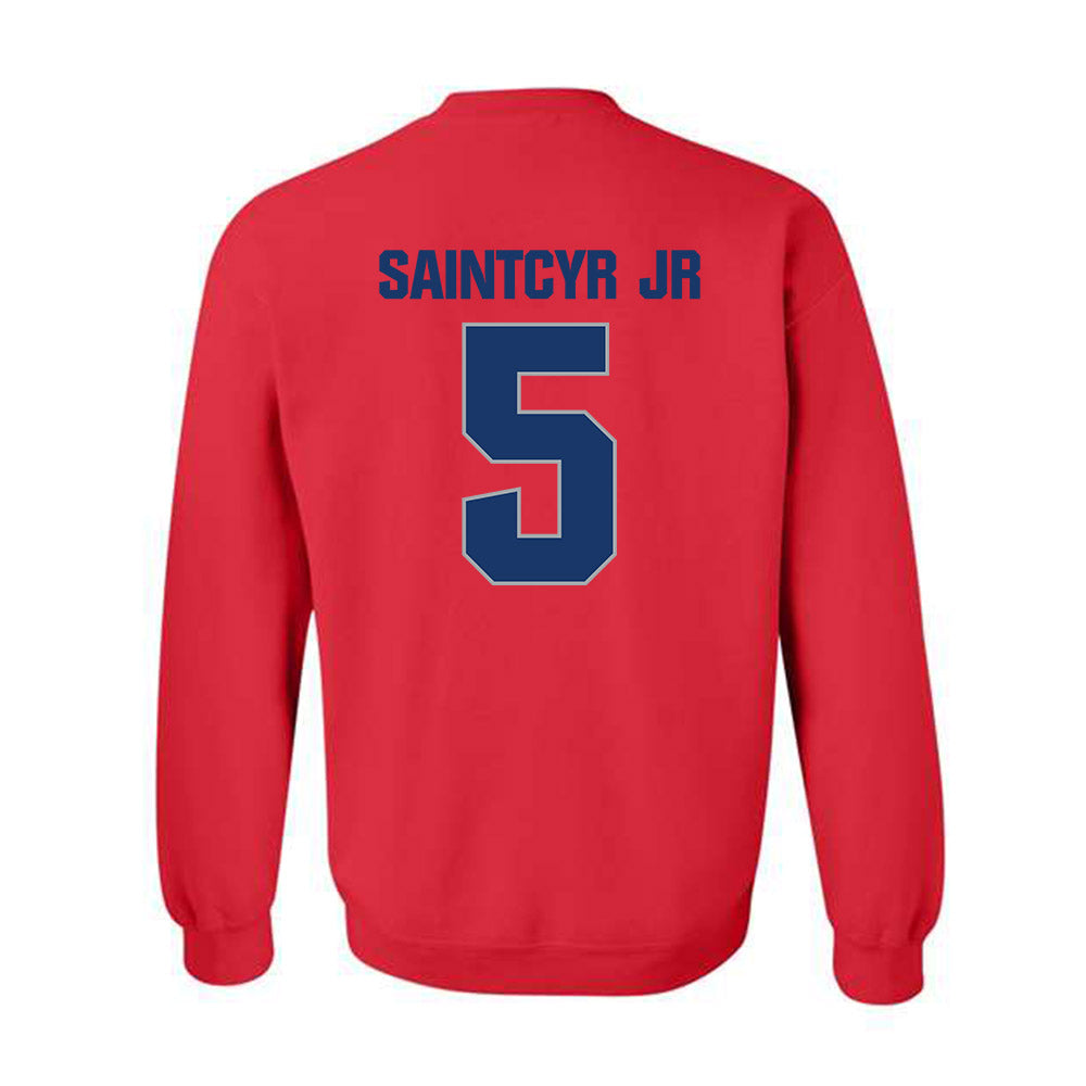 Francis Marion - NCAA Men's Basketball : Farid SaintCyr Jr - Crewneck Sweatshirt-1