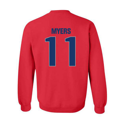 Francis Marion - NCAA Women's Basketball : Tyra Myers - Crewneck Sweatshirt-1
