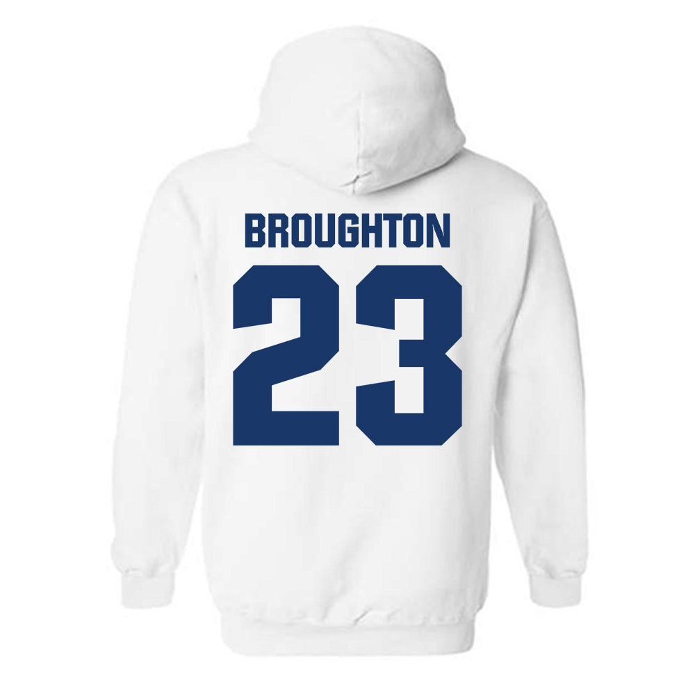 Francis Marion - NCAA Men's Basketball : Jaden Broughton - Hooded Sweatshirt-1