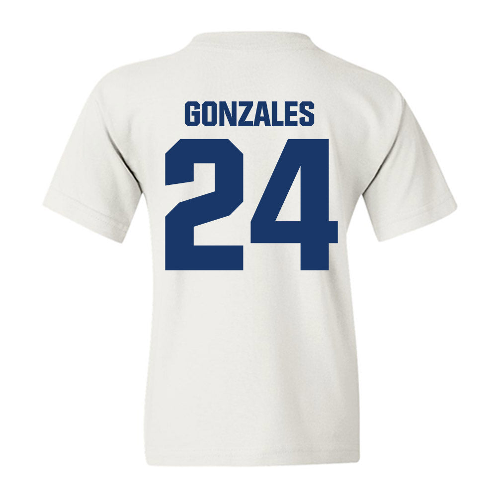 Francis Marion - NCAA Acrobatics & Tumbling : Eilee Gonzales - Youth T-Shirt-1