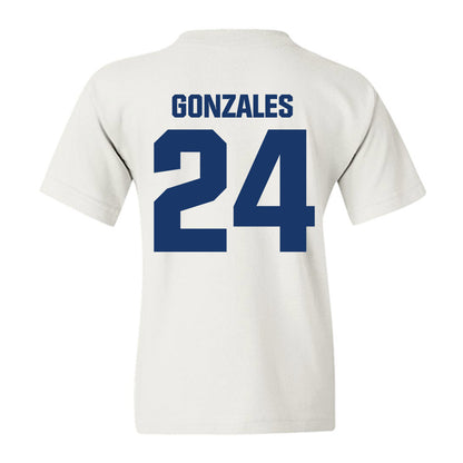 Francis Marion - NCAA Acrobatics & Tumbling : Eilee Gonzales - Youth T-Shirt-1