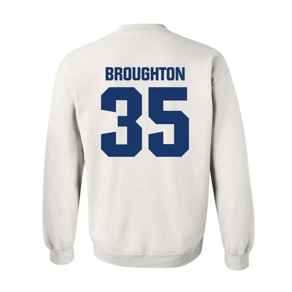 Francis Marion - NCAA Men's Basketball : Jaden Broughton - Crewneck Sweatshirt-1