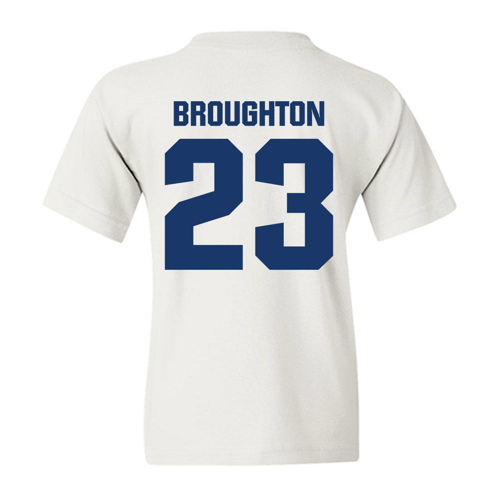 Francis Marion - NCAA Men's Basketball : Jaden Broughton - Youth T-Shirt-1