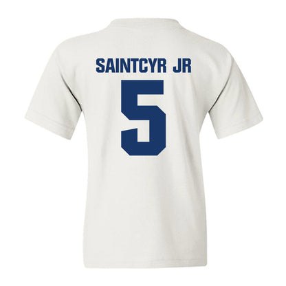 Francis Marion - NCAA Men's Basketball : Farid SaintCyr Jr - Youth T-Shirt-1