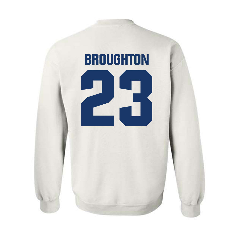 Francis Marion - NCAA Men's Basketball : Jaden Broughton - Crewneck Sweatshirt-1