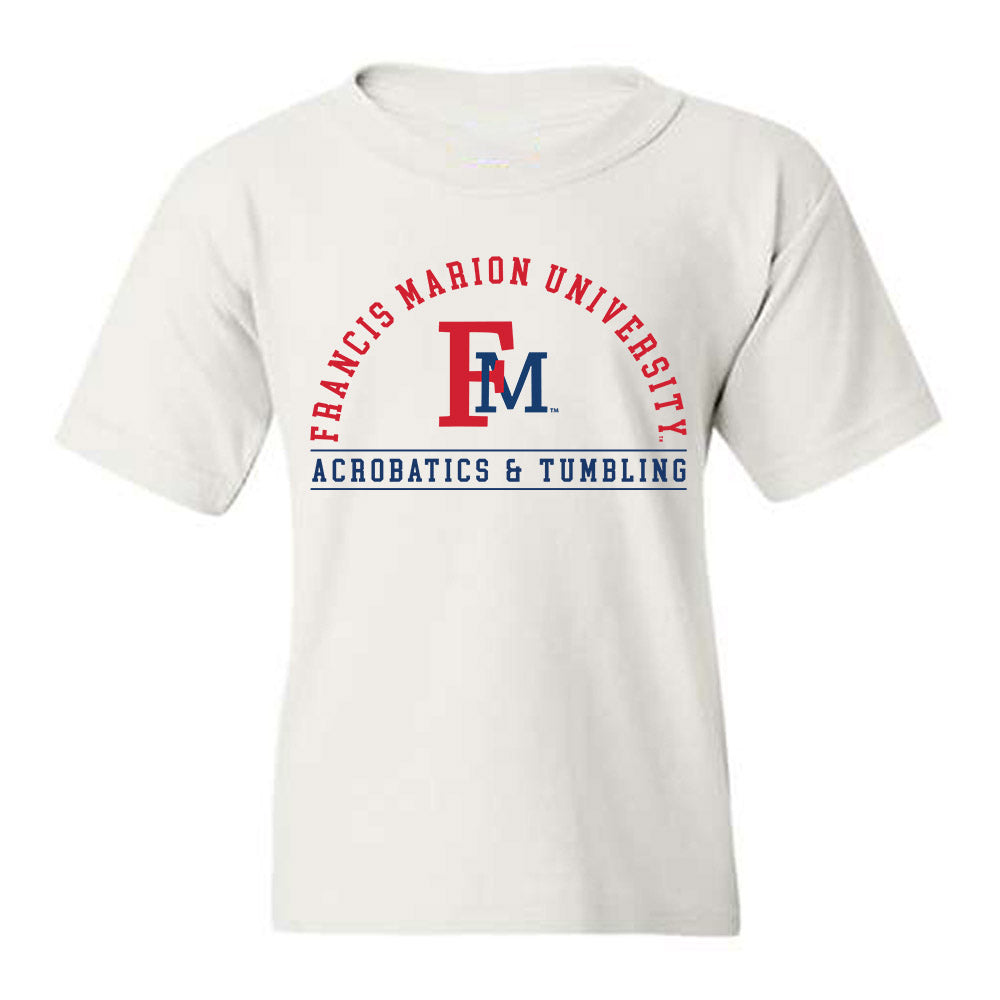 Francis Marion - NCAA Acrobatics & Tumbling : Hallie Whitlock - Youth T-Shirt-0