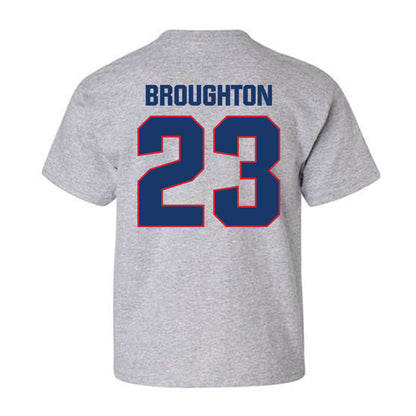 Francis Marion - NCAA Men's Basketball : Jaden Broughton - Youth T-Shirt-1