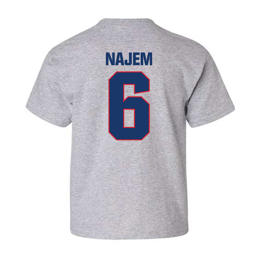 Francis Marion - NCAA Men's Soccer : Toufik Najem - Youth T-Shirt-1