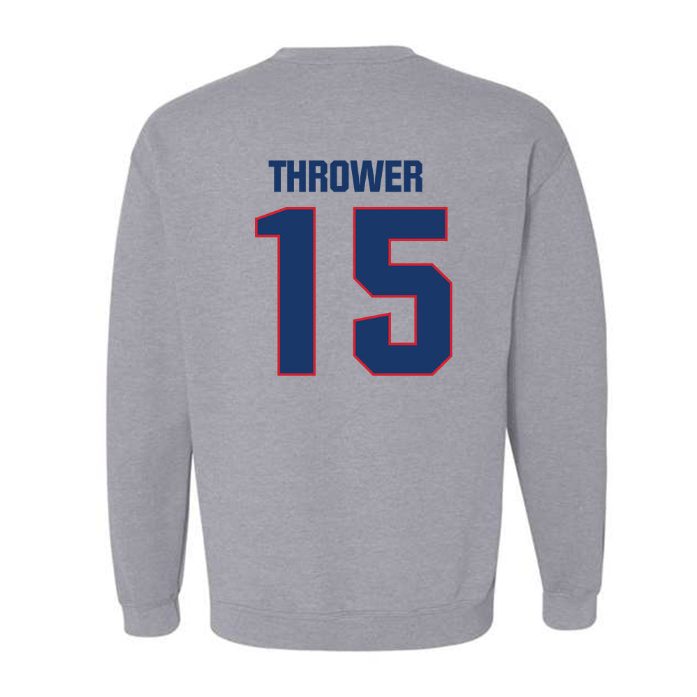 Francis Marion - NCAA Softball : Anderson Thrower - Crewneck Sweatshirt-1