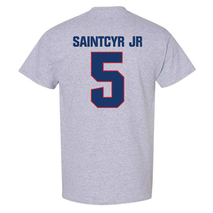 Francis Marion - NCAA Men's Basketball : Farid SaintCyr Jr - T-Shirt-1