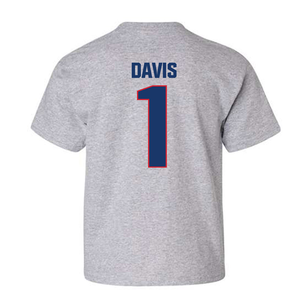Francis Marion - NCAA Men's Basketball : Shannon Davis - Youth T-Shirt-1