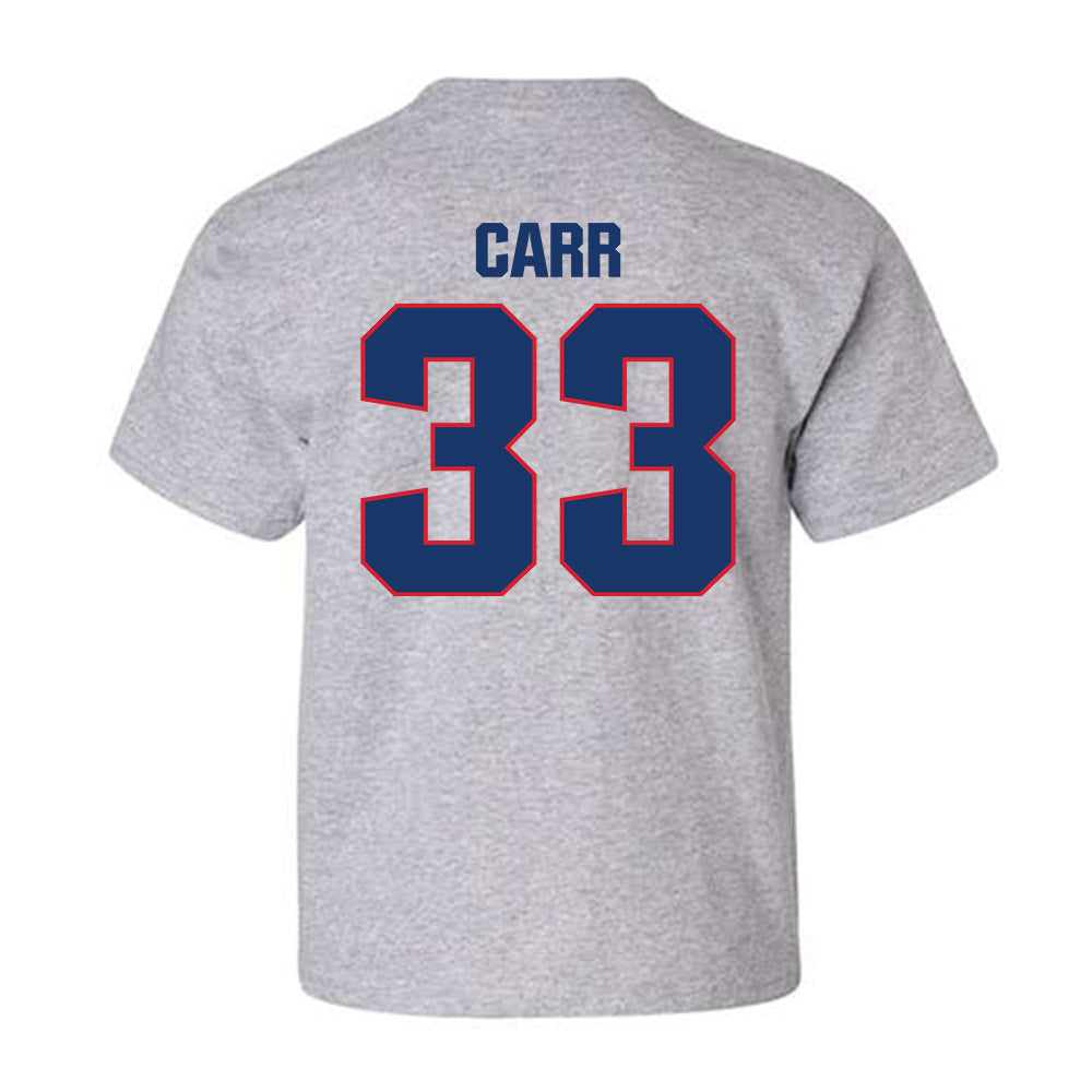 Francis Marion - NCAA Acrobatics & Tumbling : Janae Carr - Youth T-Shirt-1
