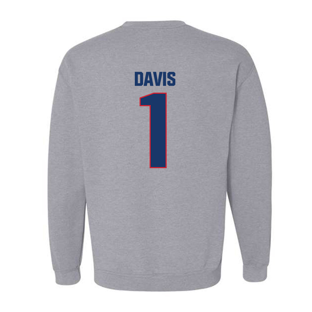 Francis Marion - NCAA Men's Basketball : Shannon Davis - Crewneck Sweatshirt-1