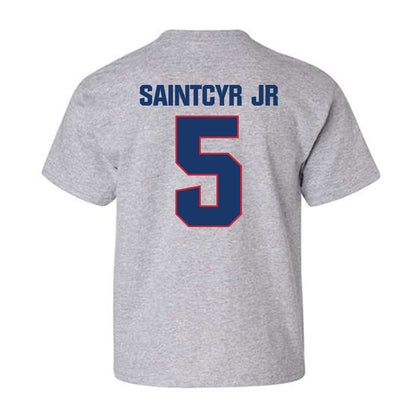 Francis Marion - NCAA Men's Basketball : Farid SaintCyr Jr - Youth T-Shirt-1