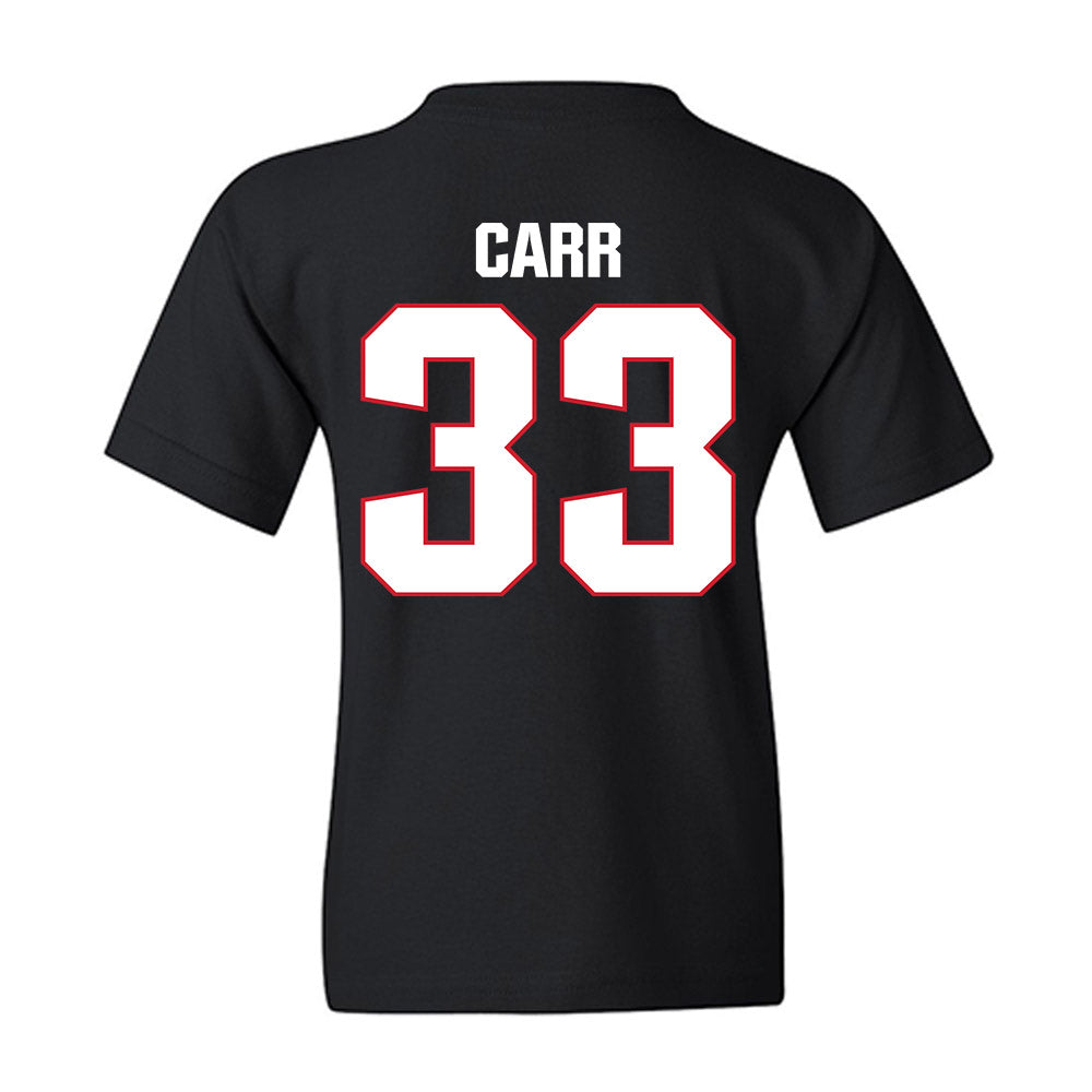 Francis Marion - NCAA Acrobatics & Tumbling : Janae Carr - Youth T-Shirt-1