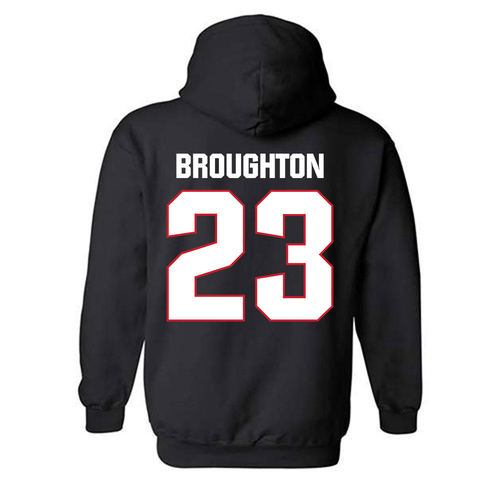 Francis Marion - NCAA Men's Basketball : Jaden Broughton - Hooded Sweatshirt-1