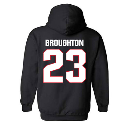 Francis Marion - NCAA Men's Basketball : Jaden Broughton - Hooded Sweatshirt-1