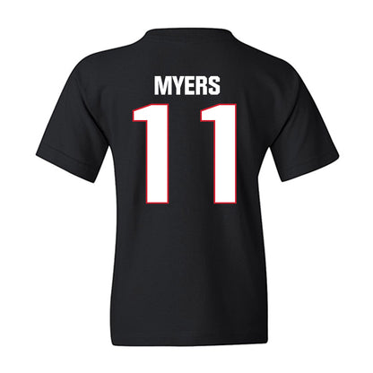 Francis Marion - NCAA Women's Basketball : Tyra Myers - Youth T-Shirt-1