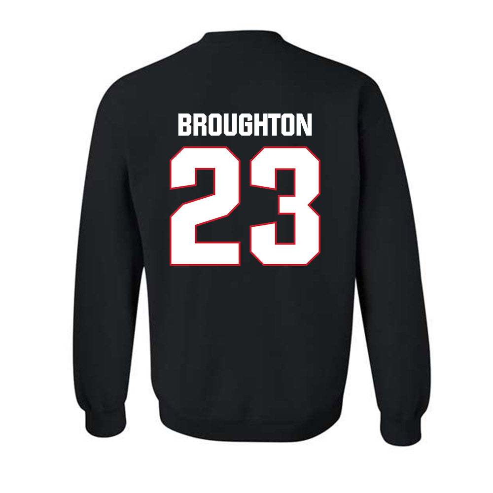 Francis Marion - NCAA Men's Basketball : Jaden Broughton - Crewneck Sweatshirt-1