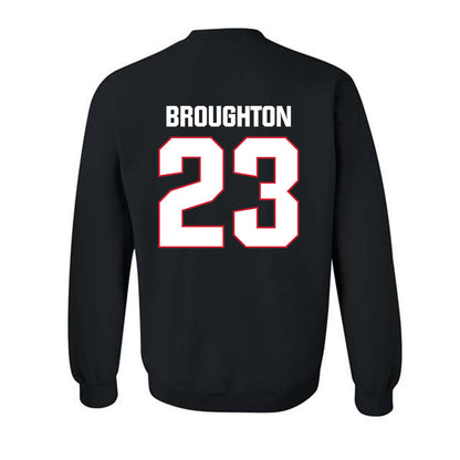 Francis Marion - NCAA Men's Basketball : Jaden Broughton - Crewneck Sweatshirt-1