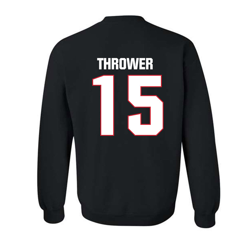 Francis Marion - NCAA Softball : Anderson Thrower - Crewneck Sweatshirt-1