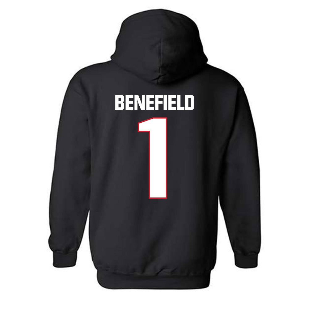 Francis Marion - NCAA Women's Basketball : Jaliyah Benefield - Hooded Sweatshirt-1