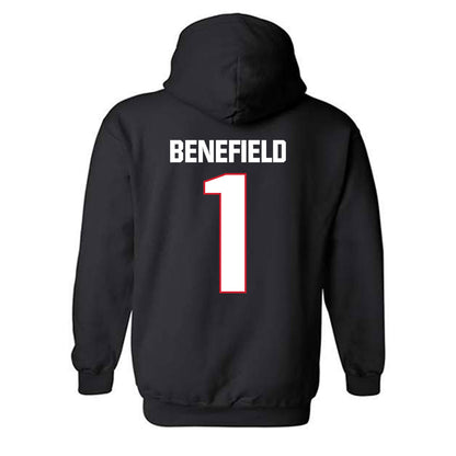 Francis Marion - NCAA Women's Basketball : Jaliyah Benefield - Hooded Sweatshirt-1