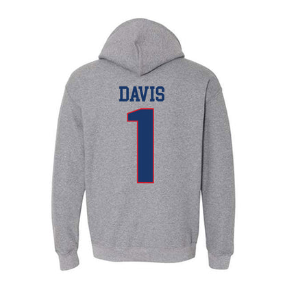Francis Marion - NCAA Men's Basketball : Shannon Davis - Hooded Sweatshirt-1