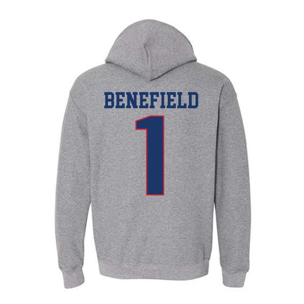 Francis Marion - NCAA Women's Basketball : Jaliyah Benefield - Hooded Sweatshirt-1