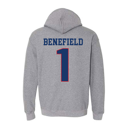 Francis Marion - NCAA Women's Basketball : Jaliyah Benefield - Hooded Sweatshirt-1