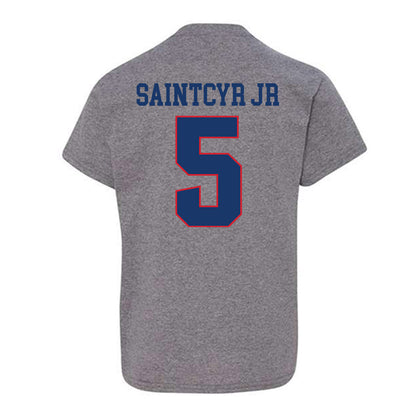 Francis Marion - NCAA Men's Basketball : Farid SaintCyr Jr - Youth T-Shirt-1