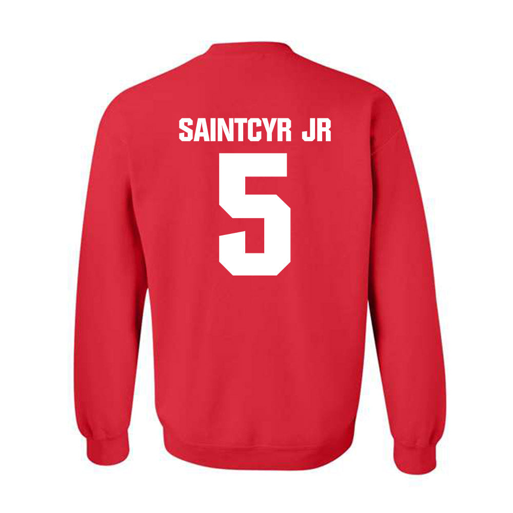 Francis Marion - NCAA Men's Basketball : Farid SaintCyr Jr - Crewneck Sweatshirt-1