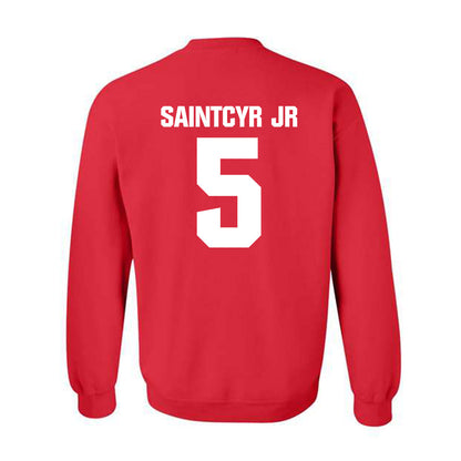 Francis Marion - NCAA Men's Basketball : Farid SaintCyr Jr - Crewneck Sweatshirt-1
