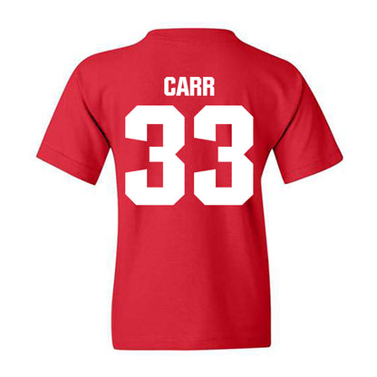 Francis Marion - NCAA Acrobatics & Tumbling : Janae Carr - Youth T-Shirt-1