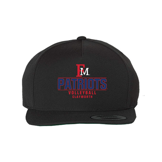 Francis Marion - NCAA Women's Volleyball : Kayla Clayworth - Snapback Hat-0