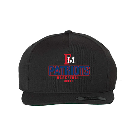 Francis Marion - NCAA Men's Basketball : Kameron McCall - Snapback Hat-0