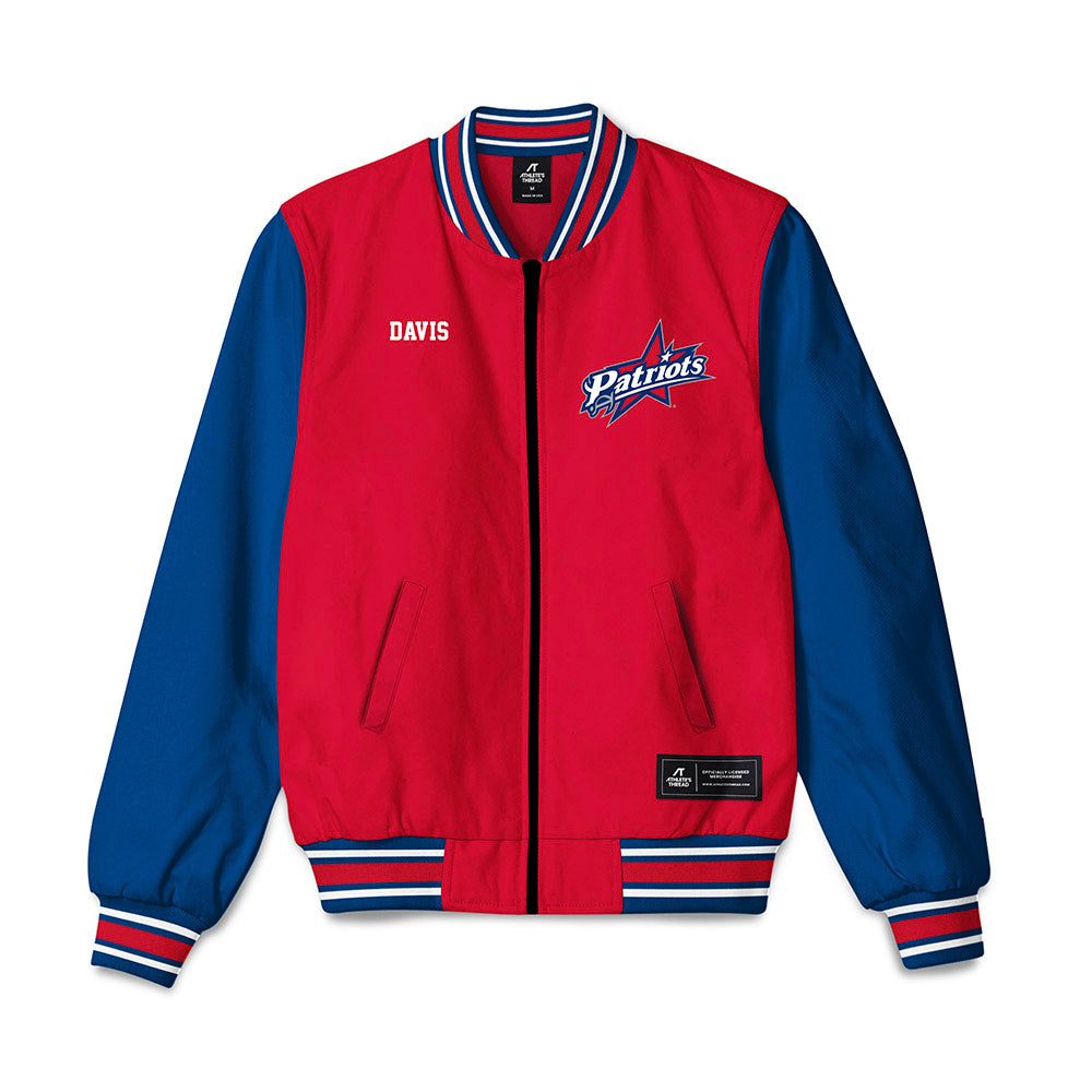 Francis Marion - NCAA Men's Track & Field : Jordan Davis - Bomber Jacket-0