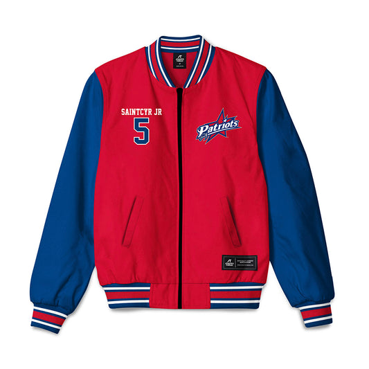 Francis Marion - NCAA Men's Basketball : Farid SaintCyr Jr - Bomber Jacket-0
