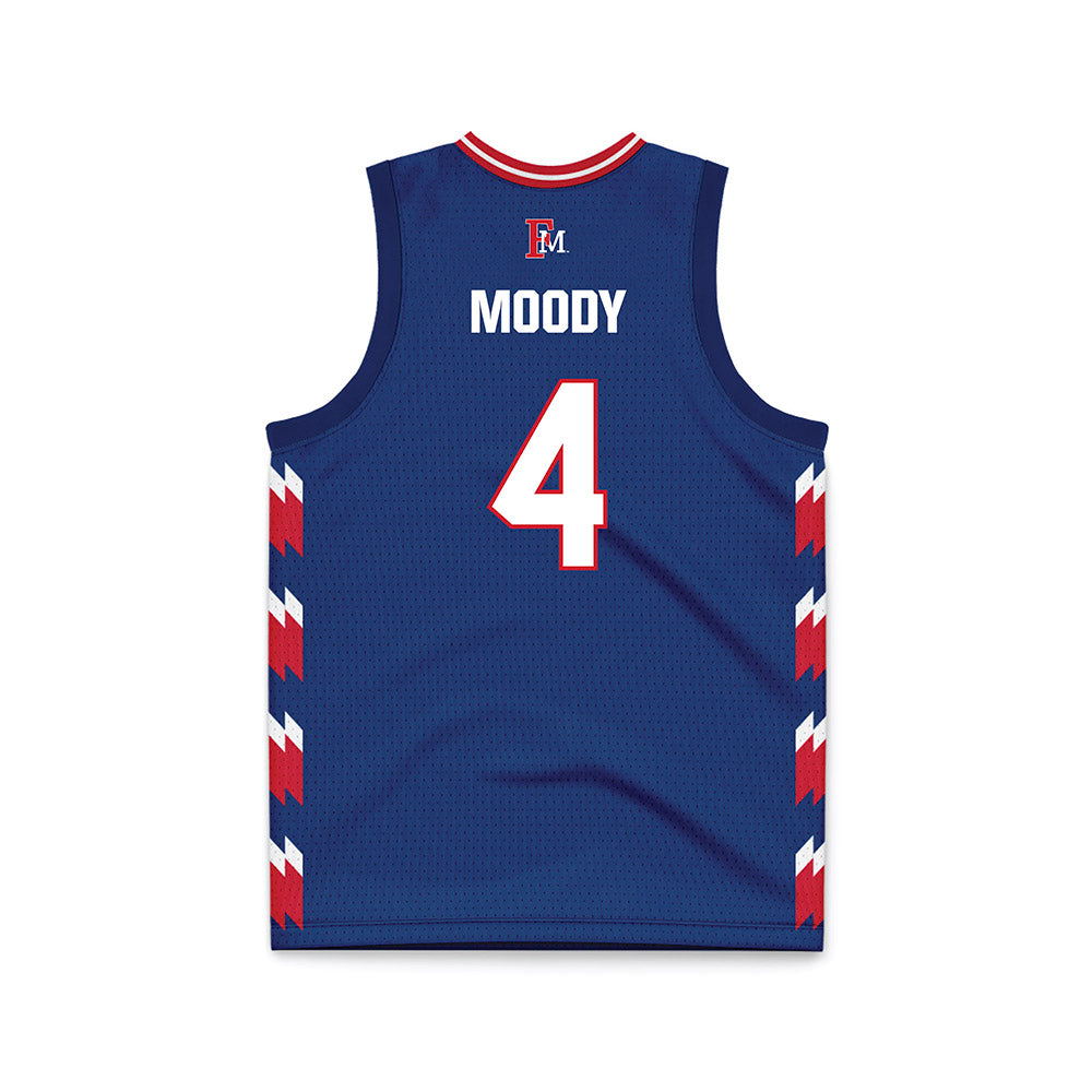 Francis Marion - NCAA Women's Basketball : Mariana Moody - Navy Basketball Jersey-1