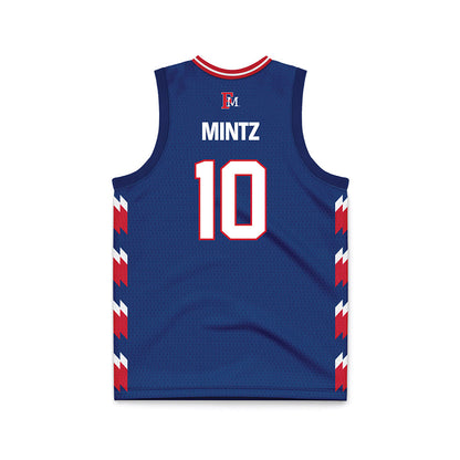 Francis Marion - NCAA Women's Basketball : Jordan Mintz - Navy Basketball Jersey-1