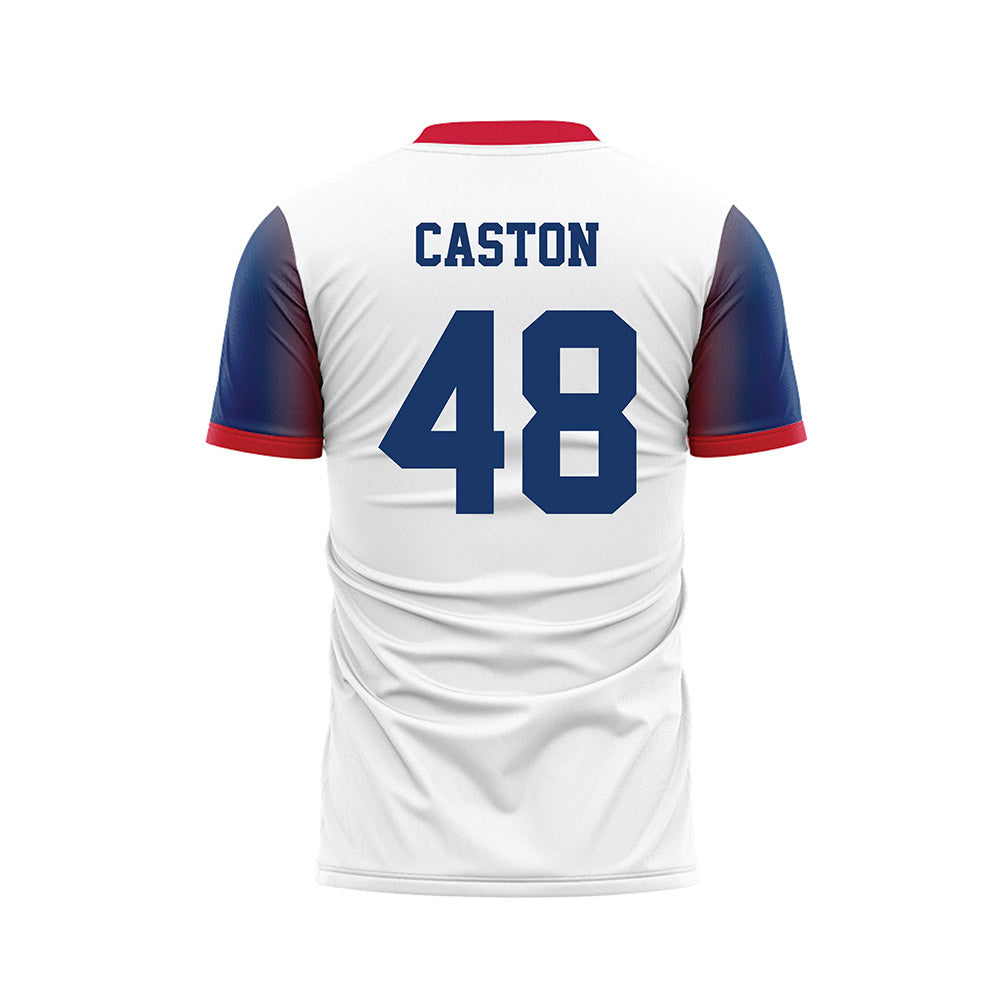 Francis Marion - NCAA Men's Soccer : Gabriel Caston - White Soccer Jersey-1