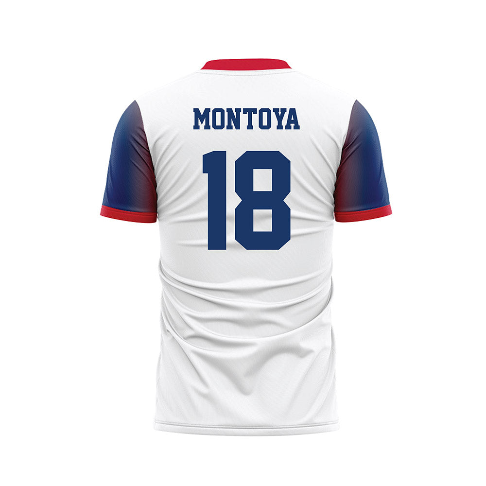 Francis Marion - NCAA Men's Soccer : Emerson Montoya - White Soccer Jersey-1