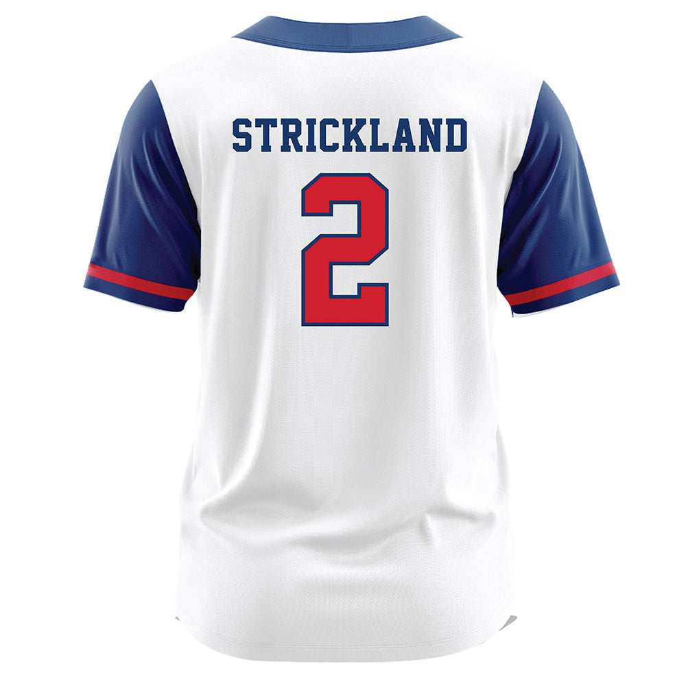 Francis Marion - NCAA Softball : Paige Strickland - White Jersey-1