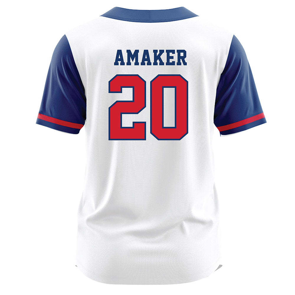 Francis Marion - NCAA Softball : Lainey Amaker - White Jersey-1