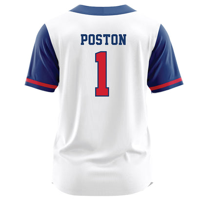 Francis Marion - NCAA Softball : Alyssa Poston - White Jersey-1