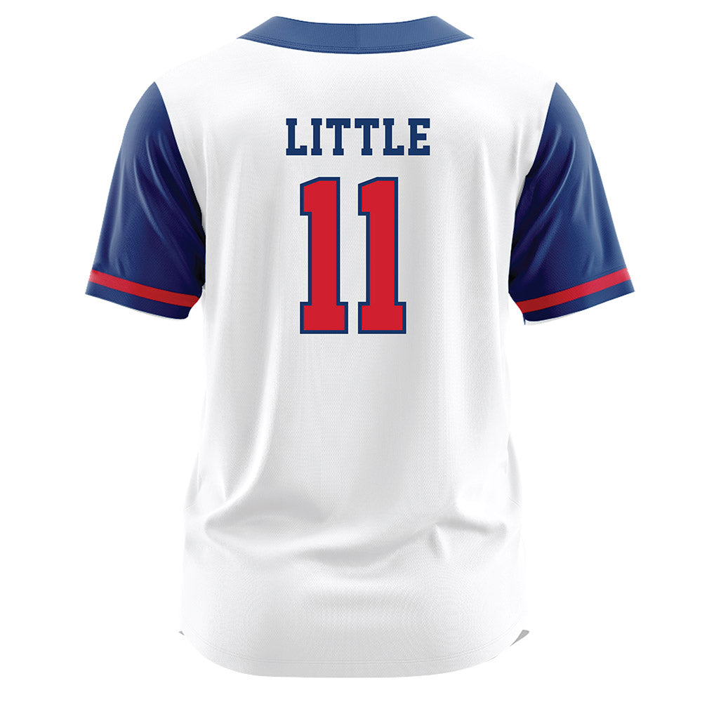 Francis Marion - NCAA Softball : Rachel Little - White Jersey-1