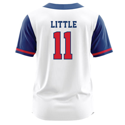 Francis Marion - NCAA Softball : Rachel Little - White Jersey-1