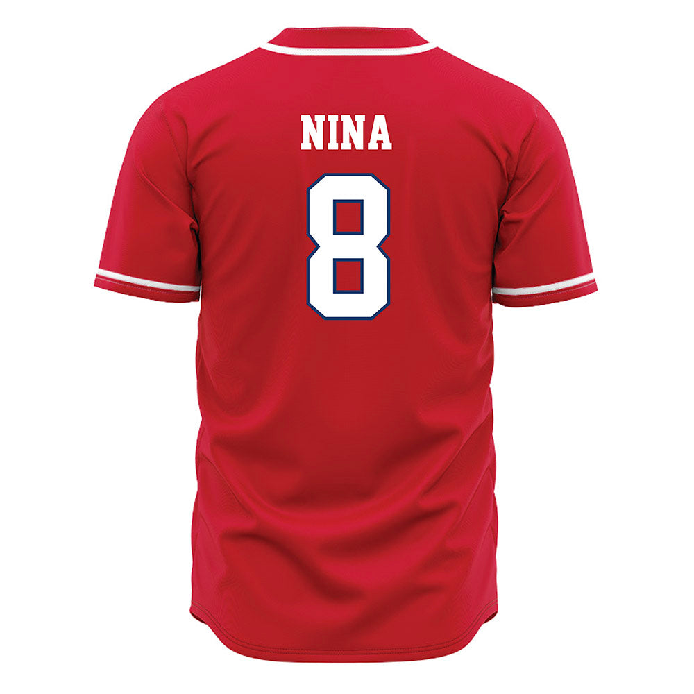 Francis Marion - NCAA Baseball : Adrian Nina - Red Jersey-1
