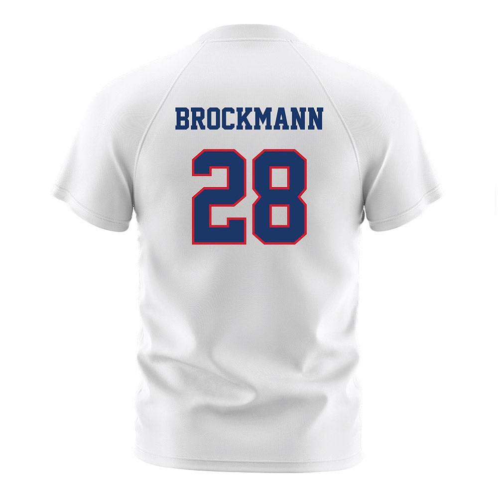 Francis Marion - NCAA Women's Soccer : Joy Brockmann - White Soccer Jersey-1