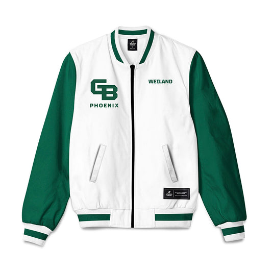 UW Green Bay - NCAA Men's Cross Country : Cameron Weiland - Bomber Jacket-0
